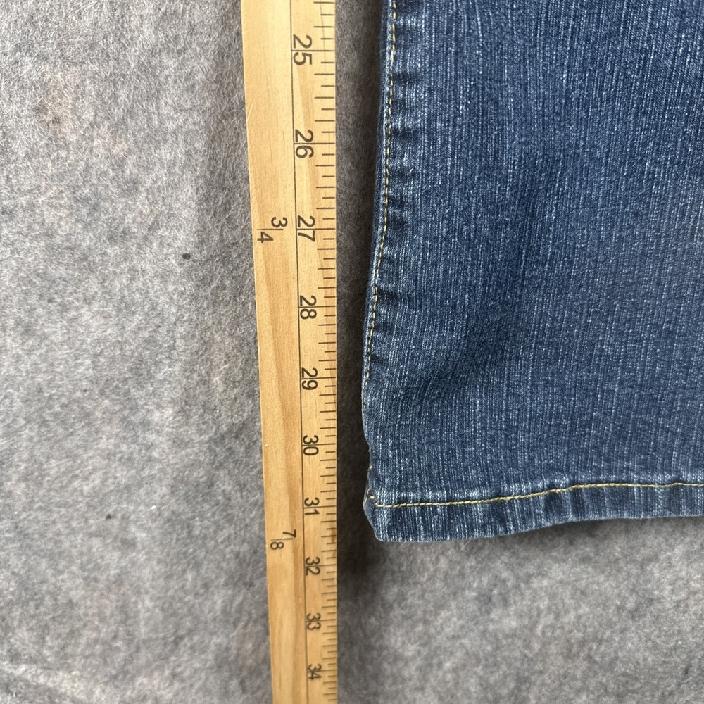 Baby Phat Jeans Women's Size 13 Y2K Denim 90's Cat Logo Bootcut Flare Vintage - Picture 7 of 12